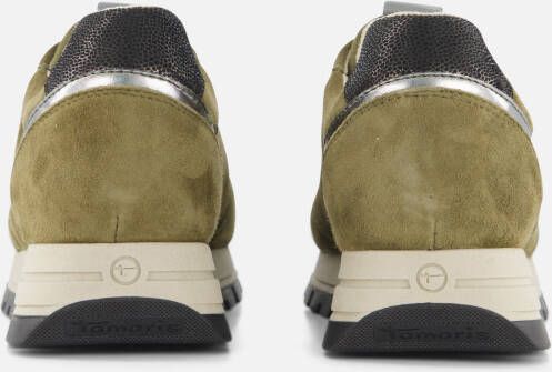 tamaris Sneakers groen Synthetisch
