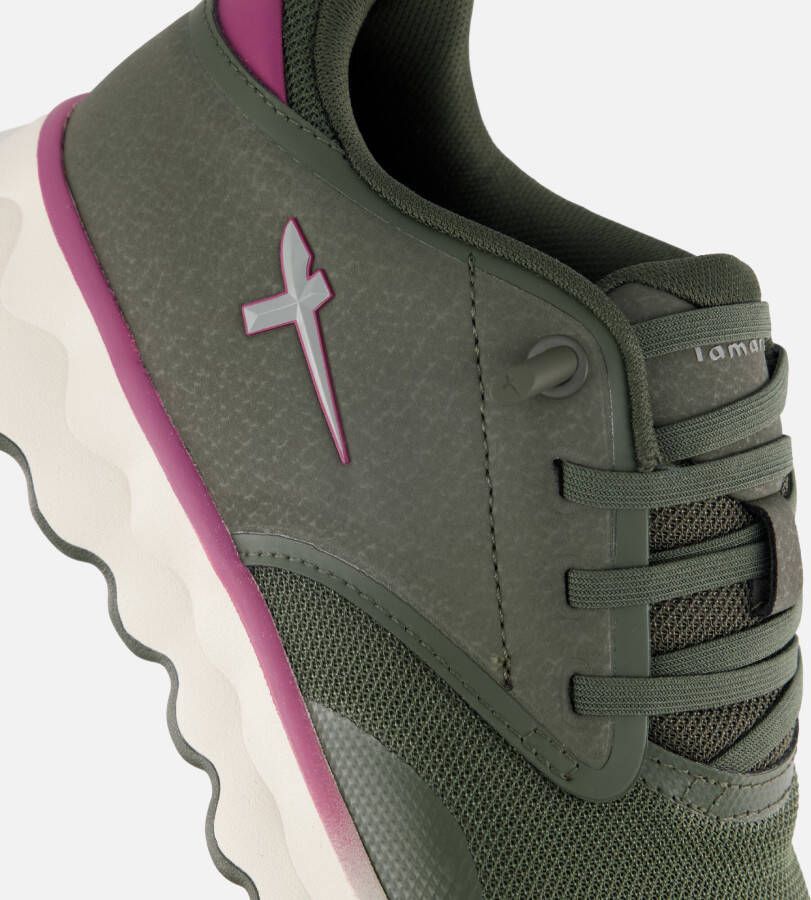 tamaris Sneakers groen Synthetisch