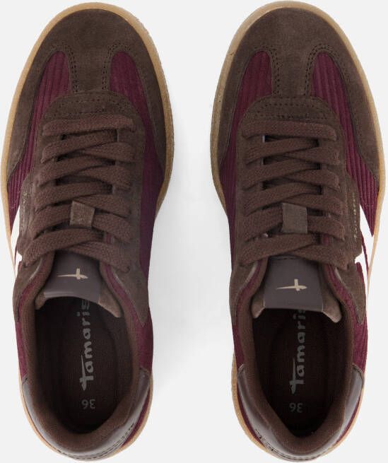 tamaris Sneakers rood Leer