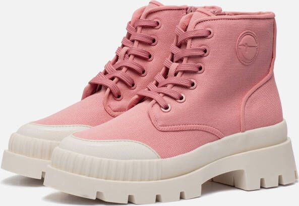 tamaris Sneakers roze Textiel
