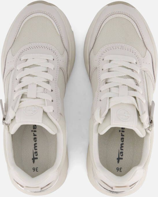 tamaris Sneakers wit Leer
