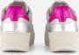 Tamaris Plateausneakers vrijetijdsschoen lage schoen veterschoen met decoratieve stiksels en perforatie - Thumbnail 3