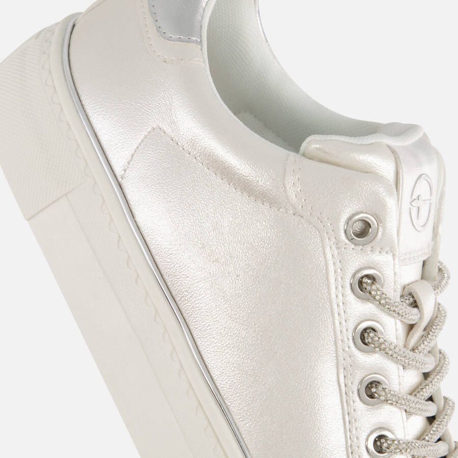 tamaris Sneakers zilver Synthetisch