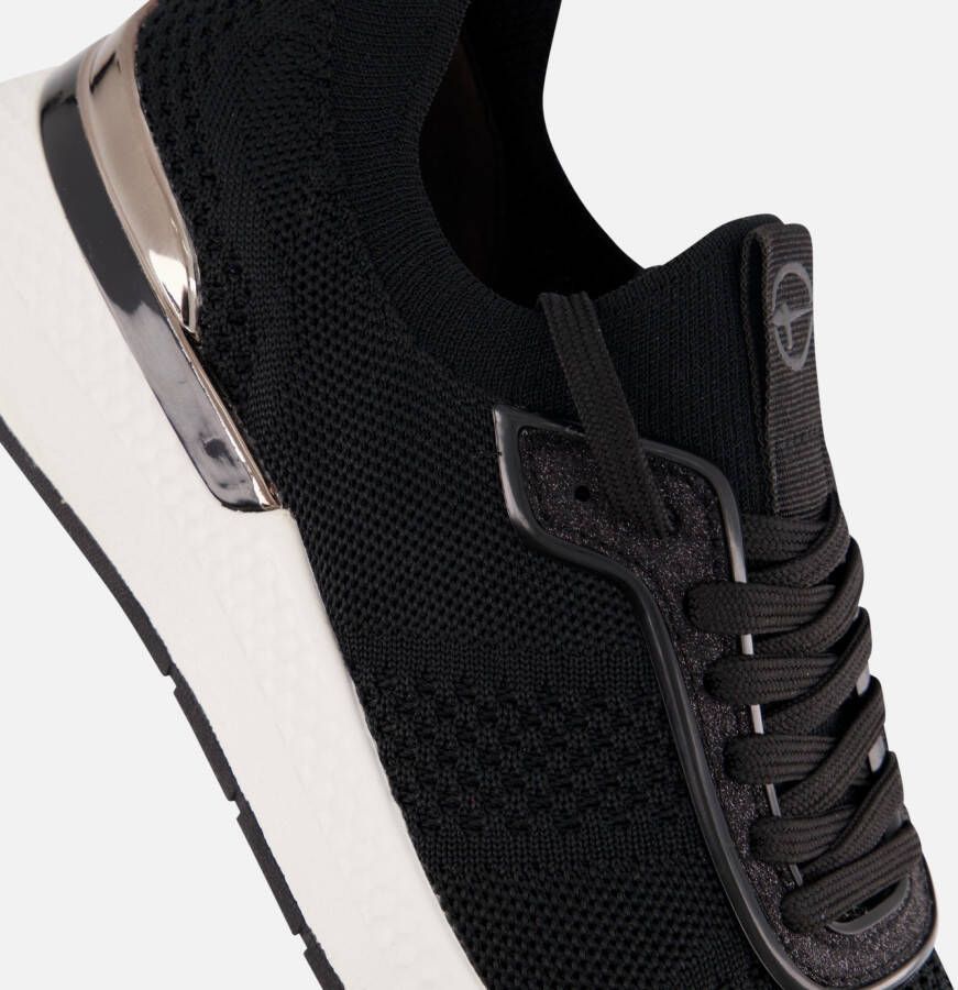 tamaris Sneakers zwart Textiel