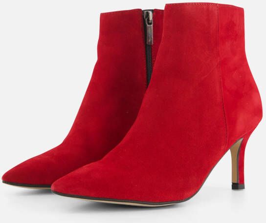 tamaris Stiletto Enkellaarsjes rood Leer