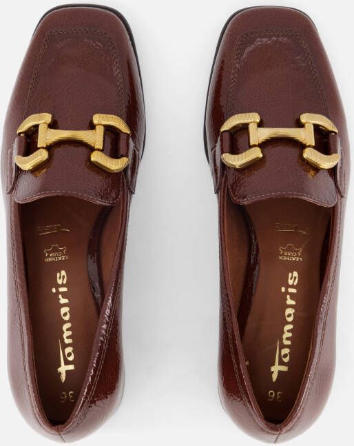 tamaris Trotteur Instappers cognac Lak