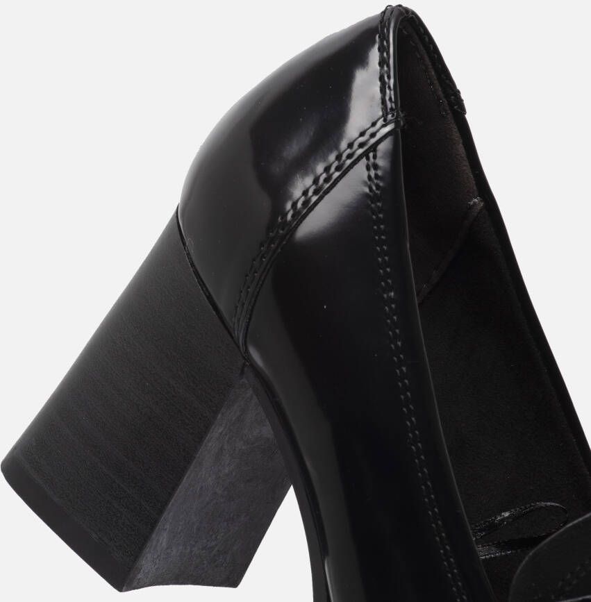 tamaris Trotteur Pumps zwart Textiel