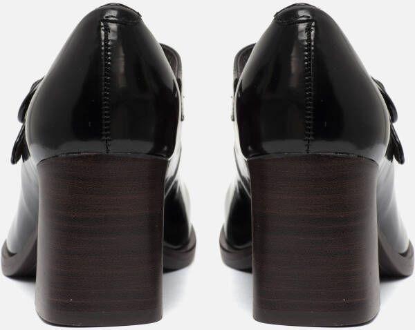 tamaris Trotteur Pumps zwart Textiel