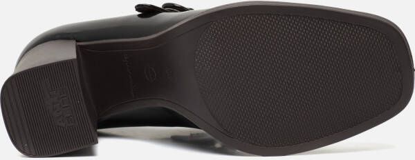 tamaris Trotteur Pumps zwart Textiel