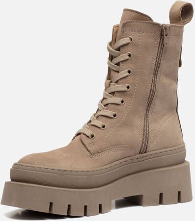 tamaris Veterbooties taupe Leer