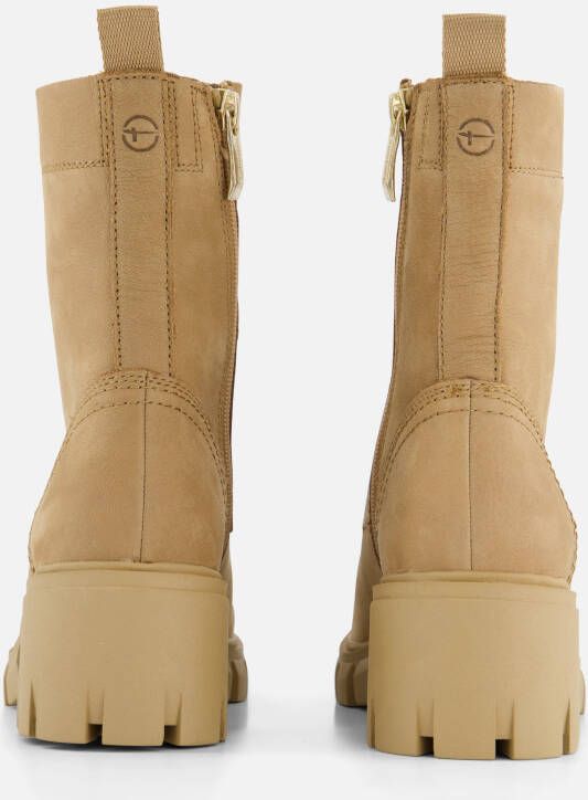 tamaris Veterboots beige Imitatieleer