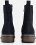 Tamaris Stijlvolle Blauwe Enkellaars met Bruine Hak Blauw Dames - Thumbnail 10