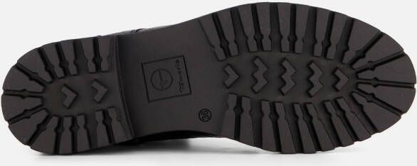 tamaris Veterboots Croco zwart Leer