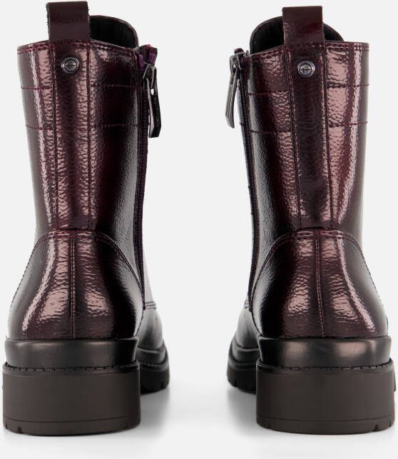 tamaris Veterboots rood Synthetisch