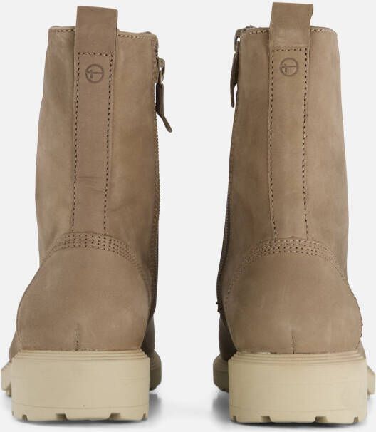 tamaris Veterboots taupe Leer