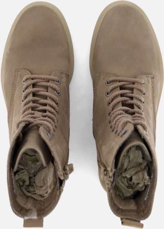 tamaris Veterboots taupe Leer