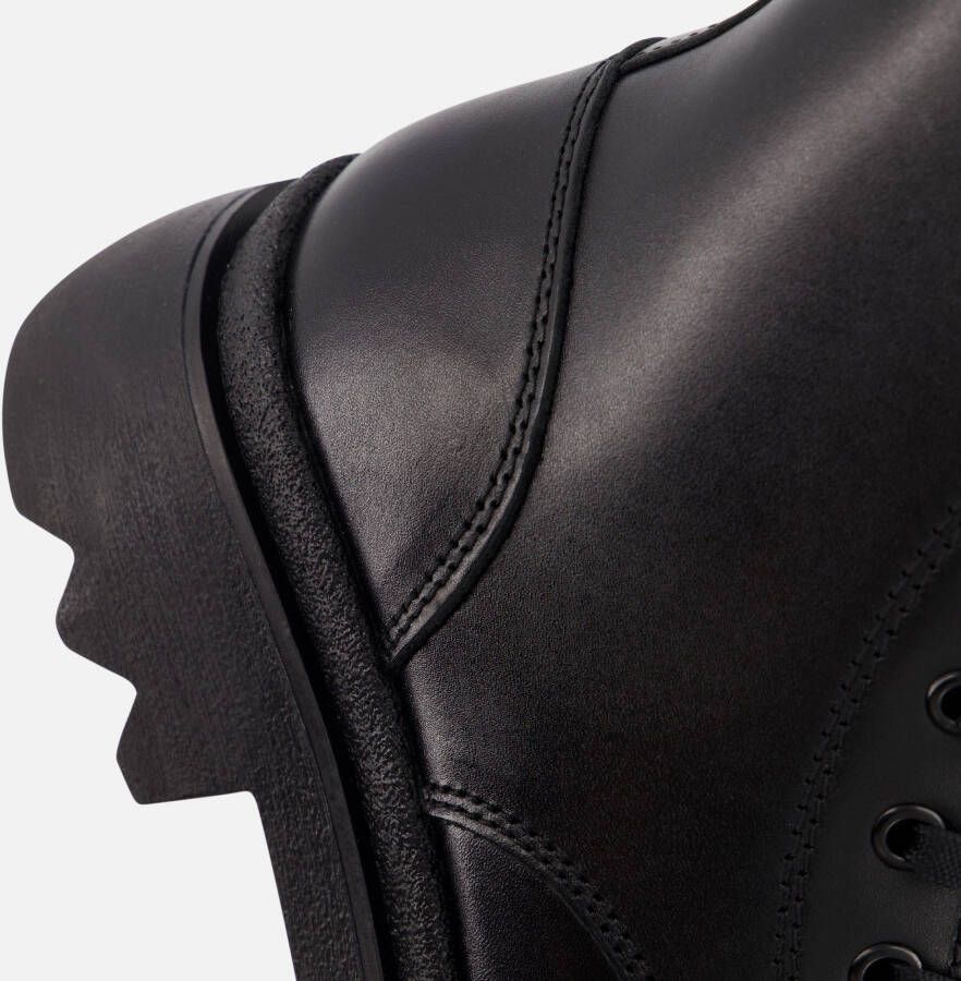 tamaris Veterboots zwart Leer