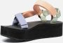 Teva Stijlvolle Platte Sandalen voor Vrouwen Multicolor Dames - Thumbnail 4