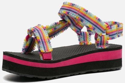 Teva Midform Fray Kids Sandalen Kinderen Turkoois Assorti Gemengd - Foto 3