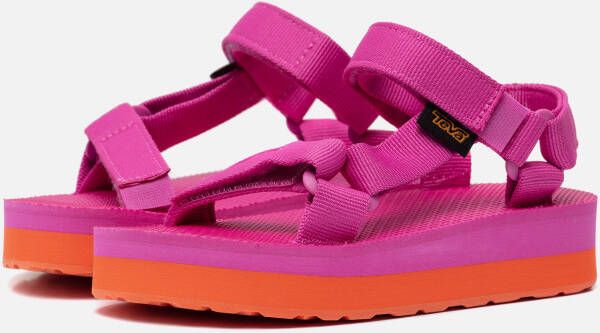 Teva Midform Universal Sandalen roze Textiel