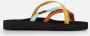 Teva OLOWAHU Dames Slippers Zwart Oranje Blauw - Thumbnail 7