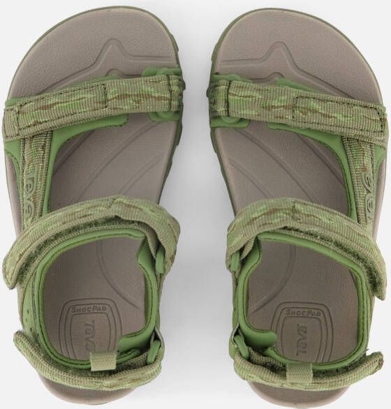 Teva Tanza Sandalen groen Textiel