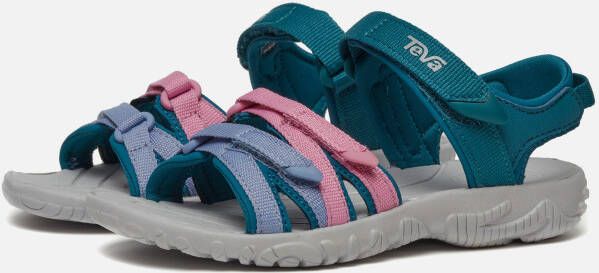 Teva Tirra Sandalen blauw Textiel