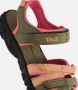 Teva Tirra sandalen olijfroen zalm Groen Meisjes Textiel Meerkleurig 38 39 - Thumbnail 27