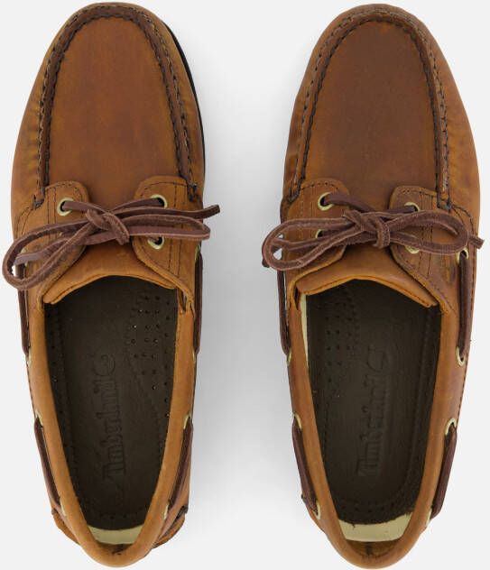 Timberland Classic Boat Instappers bruin Leer