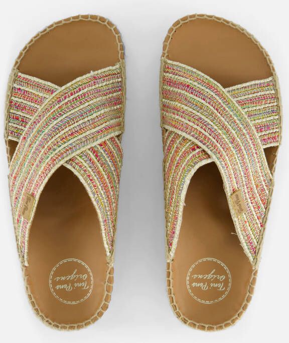 Toni Pons Bali Espadrilles roze Textiel