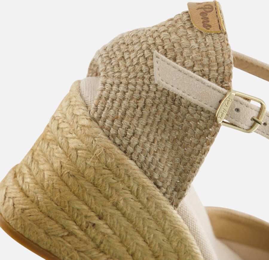 Toni Pons Espadrille Lloret Sandalen beige Textiel