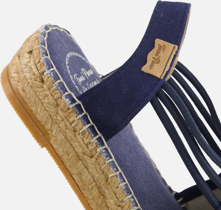 Toni Pons Nuria Espadrilles blauw Suede