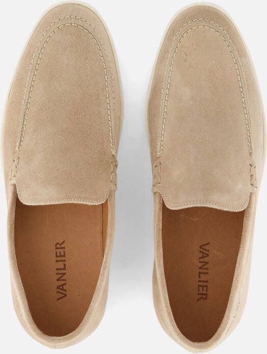 Van Lier Lugano Instappers taupe Leer