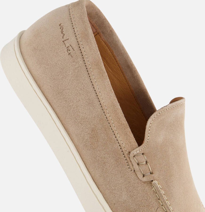Van Lier Lugano Instappers taupe Leer