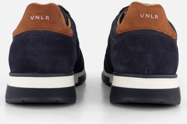 Van Lier Positano Sneakers blauw Leer