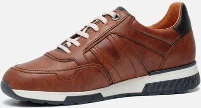 Van Lier Positano sneakers cognac Leer 302260