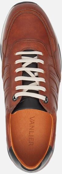 Van Lier Positano sneakers cognac Leer 302260