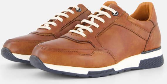 Van Lier Positano Sneakers cognac Nubuck