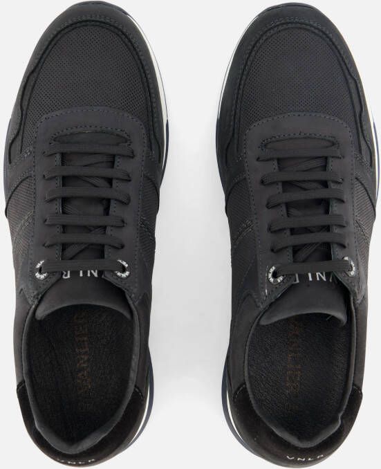 Van Lier Positano Sneakers zwart Leer