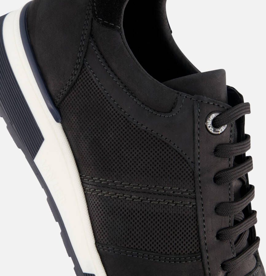 Van Lier Positano Sneakers zwart Leer