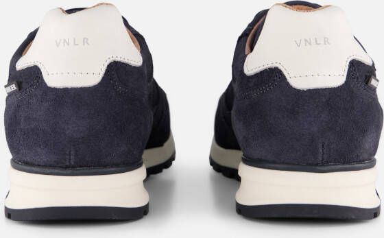 Van Lier Sneakers blauw Nubuck