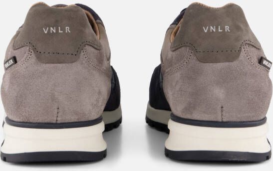 Van Lier Sneakers blauw Suede