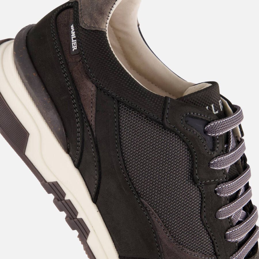 Van Lier Sneakers grijs Nubuck