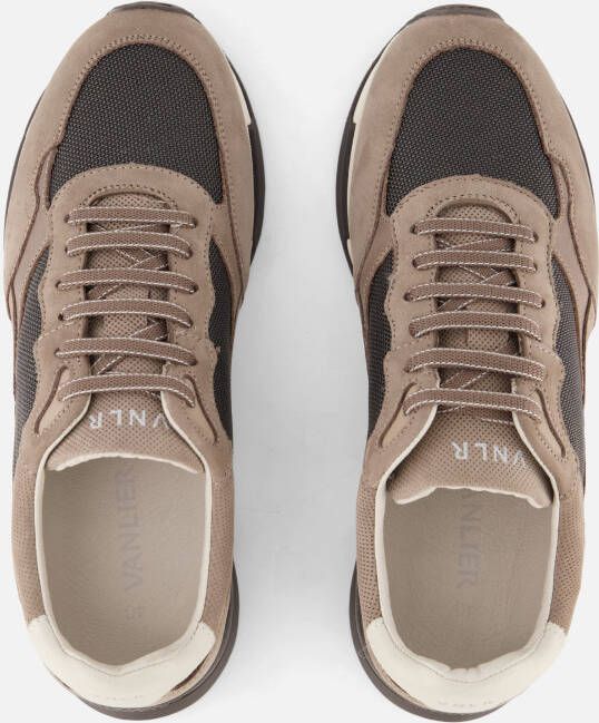 Van Lier Sneakers taupe Nubuck