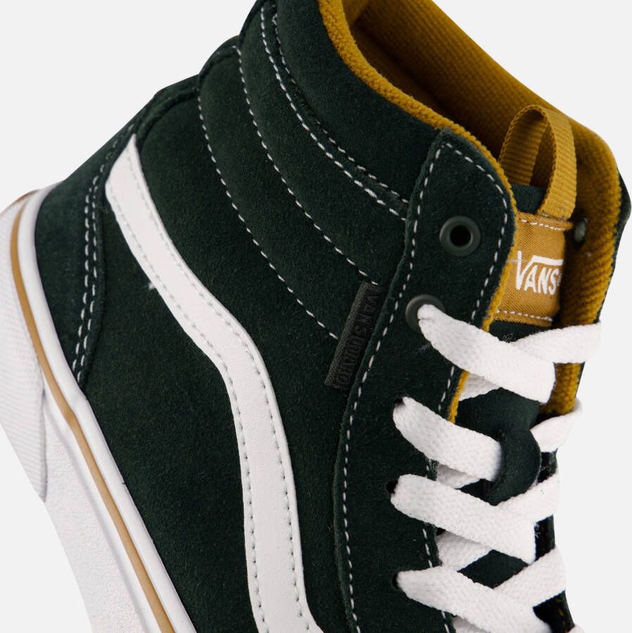 Vans Filmore Hi Hoge Sneakers groen suede