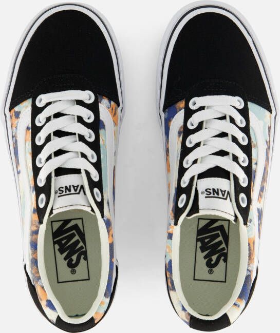 Vans Ward Stripe Floral Sneakers zwart Canvas