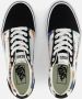 Vans Ward Stripe Floral Sneakers zwart Canvas - Thumbnail 4