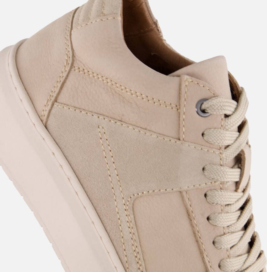 Vertice Veterschoenen beige Leer