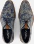 Vertice Veterschoenen blauw Leer - Thumbnail 4