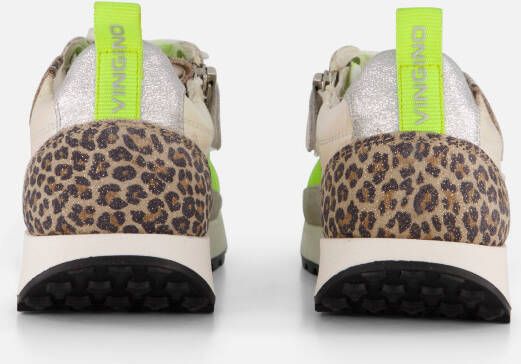 VINGINO Animal Sneakers wit Leer